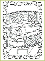 Le petit dalmatien dort paisiblement